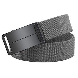 Cinturón de lona informal para hombre con hebilla automática de alta elasticidad-Material de aleación de nailon táctico juvenil - Product Image 4