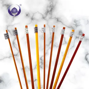 Kualitas Terbaik Berwarna Kaca Borosilikat Rod Amber Batang Diameter 2Mm