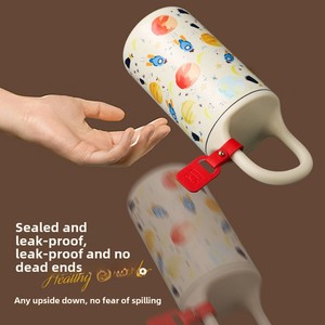 Thermos en acier inoxydable à double paroi 14 <span class=keywords><strong>oz</strong></span> bouteille <span class=keywords><strong>d</strong></span>'eau isolée sous vide pour boissons chaudes et froides - Product Image 4