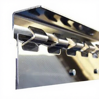 Support de rideau à bande en PVC ultra résistant |   Support de montage à installation rapide compatible avec tous les types d'accessoires de quincaillerie pour rideaux de porte en PVC
