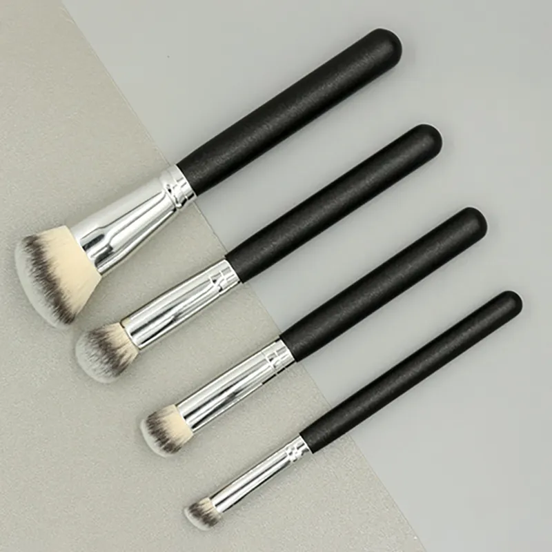 OEM Double Sided Multifunctional Private Label Synthetic Hair Concealer Tube Brush Stain Foundation Brush For Concealer Angled