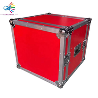 Boîtier de rack d'amplificateur 10U avec tiroirs DJ et roulettes