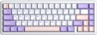 AULa F65 Komputer Kustom 65% Keyboard Mekanik Kabel+2.4G Nirkabel Keycaps PBT Mini Portabel Gaming Tiga Mode USB-C RGB