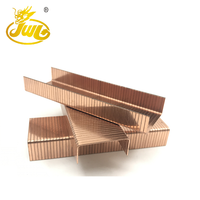 Agrafes de fermeture de cartons série 3218, couronne 15, en acier galvanisé durable pour la fermeture de petits cartons