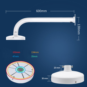 CCTV-Zubehör 60cm Aluminium legierung Outdoor Security Dome Kamera Wand halterung Wand halterung für CCTV-Kamera - Product Image 5