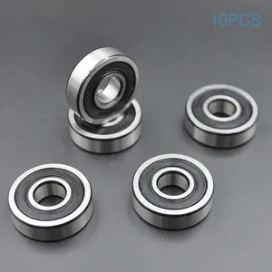 Roulements 608/606/607/609/625/626/627/628 2RS ABEC 7, alésage 5-9mm, roue à rouleaux, lubrifiés et scellés, 10 pièces - Product Image 3