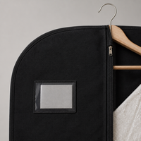 Sac de transport portable pour robe en matériau PP Wedcova |   Housse de vêtement suspendue |   Système de rangement de voyage complet |   Robe longue de mariée avec fermeture éclair pour femme