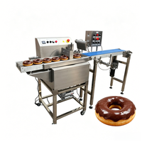 Máquina Automática para Recubrir y Enfriar Pasteles, Mini Túnel de Enfriamiento para Caramelos de Gelatina, Máquina para Recubrir con Chocolate
