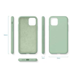 Funda de silicona líquida para Apple <span class=keywords><strong>iPhone</strong></span> <span class=keywords><strong>11</strong></span> <span class=keywords><strong>Pro</strong></span> 14 Plus <span class=keywords><strong>Pro</strong></span> <span class=keywords><strong>Max</strong></span> Luxury TPU personalizable LOGO cubierta del teléfono celular - Product Image 4