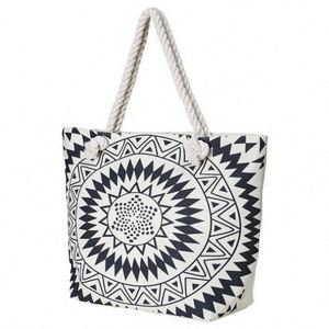 Nouveau sac de plage bohème à imprimé numérique pour l'été, sac de voyage, sac de sport, sac de rangement, sac fourre-tout grande capacité, sac de shopping en toile - Product Image 4