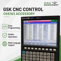 Système de commande GSK CK6163-1000 pour tour CNC, 4 porte-outils, haute vitesse, précision, tournage moyen, banc horizontal, 2 axes