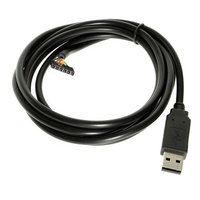 Cable convertidor serial USB UART TTL FTDI OEM 2026 con blindaje trenzado y revestimiento de PVC para uso con la placa informática Galileo