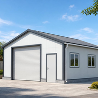 Bâtiment préfabriqué en acier de style Barndo pour garage et atelier
