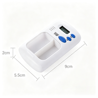 Organisateur de pilules intelligent portable de haute qualité avec boîte de rangement en plastique, fonctions de rappel et de minuterie d'alarme