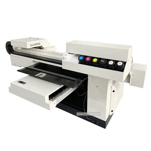 A1 6090 kỹ thuật số UV phẳng Máy in khổ lớn máy in xp600 3 đầu in trắng + màu + véc ni UV dtf máy in - Product Image 5