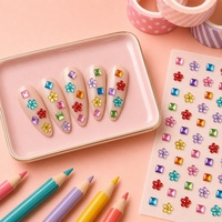 Autocollants de strass 3D Y2K personnalisés sans colle pour ongles, effet bling instantané, pour loisirs créatifs, commande en gros