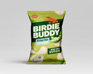 BIRDIE BUDDY Bolsa Grande de Chips de Camarón Sabor Cheongyang Mayo, Bocadillos Crujientes y Picantes, Snack Cremoso de Camarón, Venta al por Mayor - Product Image 4