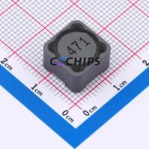 DRH127-471MT ตัวเหนี่ยวนำไฟฟ้าแบบ SMD, 12.5x12.5 มม. ( ค่าความเหนี่ยวนำ: 470uH ) ( ความแม่นยำ: 20% กระแสไฟฟ้าที่กำหนด: 790mA ) - Product Image 1