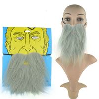 Accessoire de fête de Noël et de carnaval, fausse moustache et fausse barbe pour performance scénique