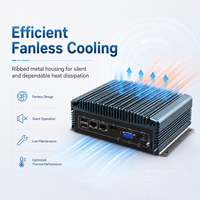 Computadora Compacta de Automatización con CPU I3-8130U/I5-8250U/I7-8550U, LAN, USB, COM, HD, VGA, SSD para Integración de Equipos, PC Industrial
