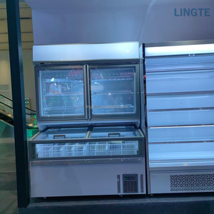 Vitrine Réfrigérée Verticale de Supermarché avec Porte Vitrée, Réfrigérateur et <span class=keywords><strong>Congélateur</strong></span> Combinés - Product Image 5