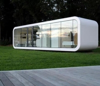 Maison conteneur modulaire détachable de 40 pieds, design ferme, personnalisable en couleur, installation rapide pour Apple Cabin