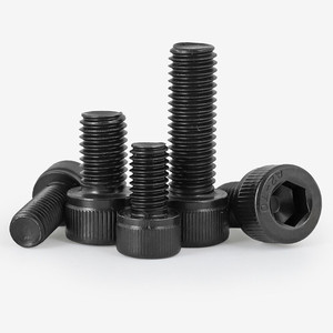DIN912 Black Carbon Steel Hex <b>Allen</b> <b>Key</b> Head Bolt 100pcs/Bag M2 M2.5 M3 M4 M5 M6 M12 Sizes - Product Image 1
