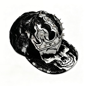 Wecodo OEM ODM <span class=keywords><strong>Gorra</strong></span> <span class=keywords><strong>de</strong></span> Béisbol Personalizada <span class=keywords><strong>de</strong></span> Alta Calidad con Pedrería, Perlas y Bordado 3D, Etiqueta Tejida, Impresión Serigráfica - Product Image 2