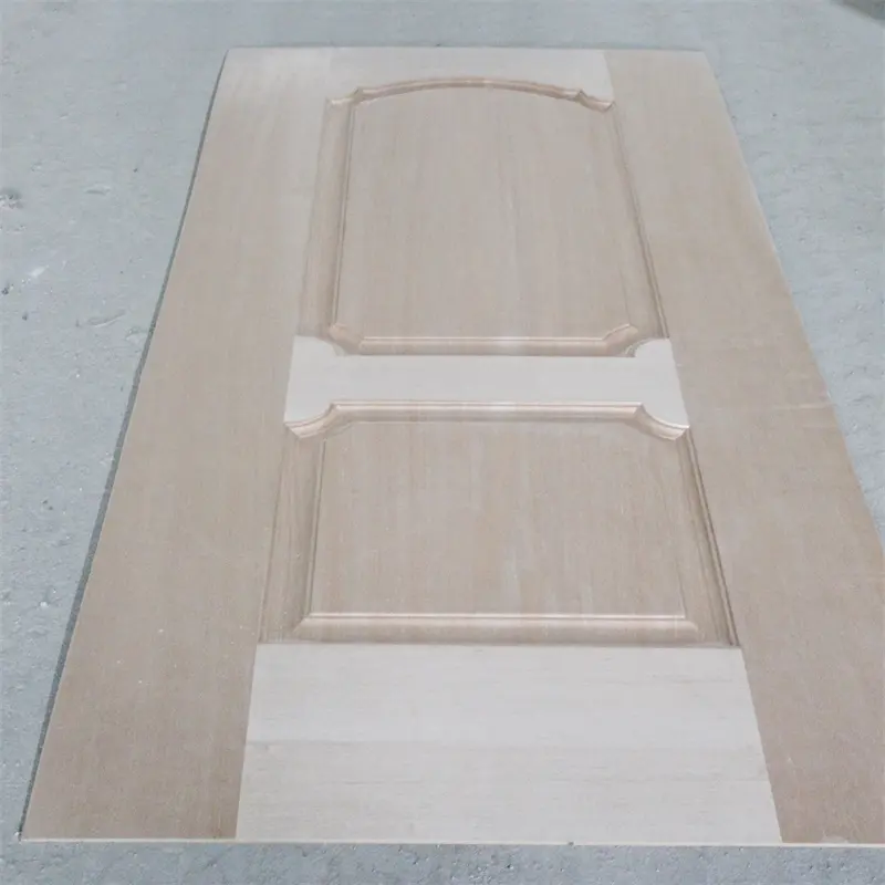 Hochwertige Melamin-Tür Haut modernes Design Holztür für Innendekoration Holz-Wolfenfaser-Durchgang