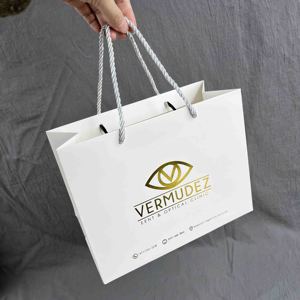 Bolsa de papel grande para compras, con logo personalizado, extra grande, gigante, para regalo, para empaque de marca minorista - Product Image 4