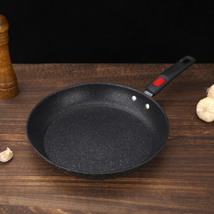 Nouvelle poêle à frire en acier au carbone et pierre Maifan non revêtue pour crêpes, œufs, steak - Utilisation universelle sur cuisinière, sans couvercle - Product Image 6
