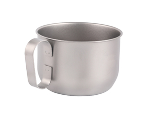 Tazza da Campeggio Ultraleggera in Titanio 500ml 16.91oz, Tazza da Caffè Leggera per Escursionismo, Campeggio e Uso su Fiamma Diretta - Product Image 2