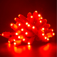 Panneau de signalisation publicitaire étanche pour l'extérieur Panneau de signalisation en plastique Lettre rouge bleu vert Couleur unique 9mm 12v Pixel Led Module Light