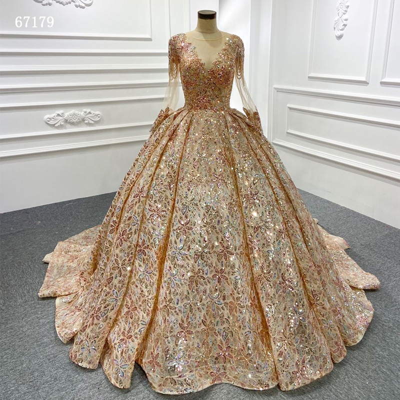 royal blue and rose gold bridesmaid dresses Sparkly Bridesmaid Dresses Sequins Lace One Shoulder Navy Blue Rose Go –  Anna PromDress main image 1