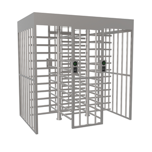 얼굴 인식 및 IC 카드 리더기가 있는 전체 높이 보안 개찰구 경기장 공장용 등반 방지 장벽 공항 - Product Image 4