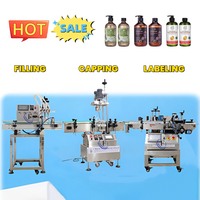 Petite ligne d'emballage automatique de bureau Jinfeng Machine de remplissage de capsulage et d'étiquetage de liquide