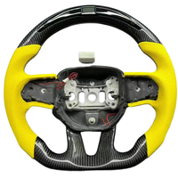 Volant en cuir et fibre de carbone pour Dodge Charger Challenger Durango Demon SRT Journey RT Viper RAM TRX SXT Hellcat Scat