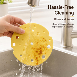 Cheese Shaped <b>Silicone</b> <b>Trivet</b> Mat Resistant 299C Non Slip Pot Holder Kitchen Table Protector BPA <b>Silicone</b> Pad Free Set - Product Image 5