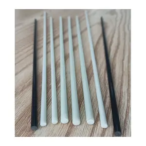 Tige en fibre de verre solide anti-corrosive colorée Haoli pour bâton de billard/mât de drapeau/arbre de flèche/treillis de raisin