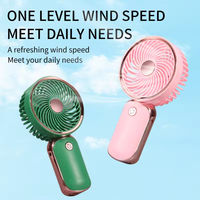 Ventilateur de poche USB mini portable simple de bureau, couleur contrastée, logo personnalisé, climatisation, ventilateur de refroidissement manuel
