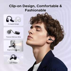 UGREEN HiTune <span class=keywords><strong>S8</strong></span> ClipBuds Pro Auriculares Intrauditivos de Diseño Abierto con Cancelación Activa de Ruido, Auriculares Inalámbricos Bluetooth con Clip, Alta Resolución LDAC - Product Image 4