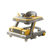 Marche-bébé multifonctionnel de haute qualité avec grande roue et siège confortable pour les tout-petits, fonctionnalités d'apprentissage et de pliage