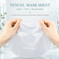 Masque facial en Loycell, feuille de masque facial sèche et fine
