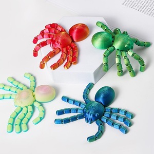Nouveauté 2026 : Figurine d'araignée imprimée en 3D à l'échelle 1/12, jouet éducatif pour enfants, décoration de bureau, vente en gros, personnalisation OEM - Product Image 5
