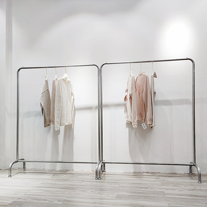 Estante de exhibición de tienda de <span class=keywords><strong>ropa</strong></span> para niños de plata para hombres y mujeres, perchas de piso a piso, colgante lateral, estante de pórtico de <span class=keywords><strong>ropa</strong></span> Nakajima - Product Image 2