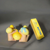 Jouet Squishy en forme de beurre à remontée lente, jouet sensoriel anti-stress à presser, vente en gros pour revendeurs