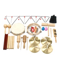 Wooden Baby Percussion Set Import from China Includes Guiro Instrument for Musical Accessories
