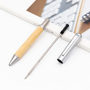 Nuevo Bolígrafo <span class=keywords><strong>de</strong></span> Bambú 2026, Bolígrafo <span class=keywords><strong>de</strong></span> <span class=keywords><strong>Gel</strong></span> <span class=keywords><strong>de</strong></span> 1.0 mm con Punta Giratoria, Cuerpo Plano con Varilla <span class=keywords><strong>de</strong></span> Acero, Logotipo Personalizado, Regalo Empresarial Promocional - Product Image 4