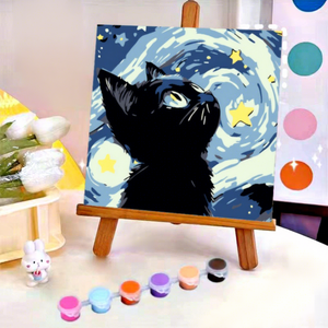 Set di Pittura a Olio Digitale con Fiori Paesaggistici e Personaggi <span class=keywords><strong>Anime</strong></span>, Fai-da-Te, Cornice Moderna Minimalista per Soggiorno - Product Image 1