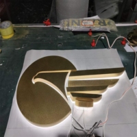 Lettres 3D LED rétroéclairées pour publicité commerciale extérieure, personnalisées par DakeSign Factory OEM, étanches IP65, enseigne publicitaire commerciale